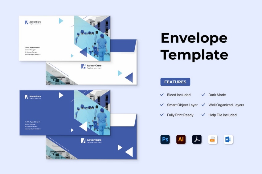 Best Free Microsoft Word Envelope Templates To Download 2021